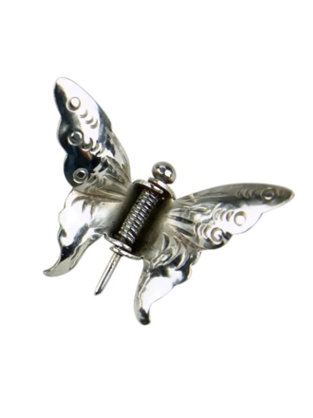 Marsh & Co. Signed Sterling Silver Butterfly Clip. Vintage 1940’s Extremely Rare